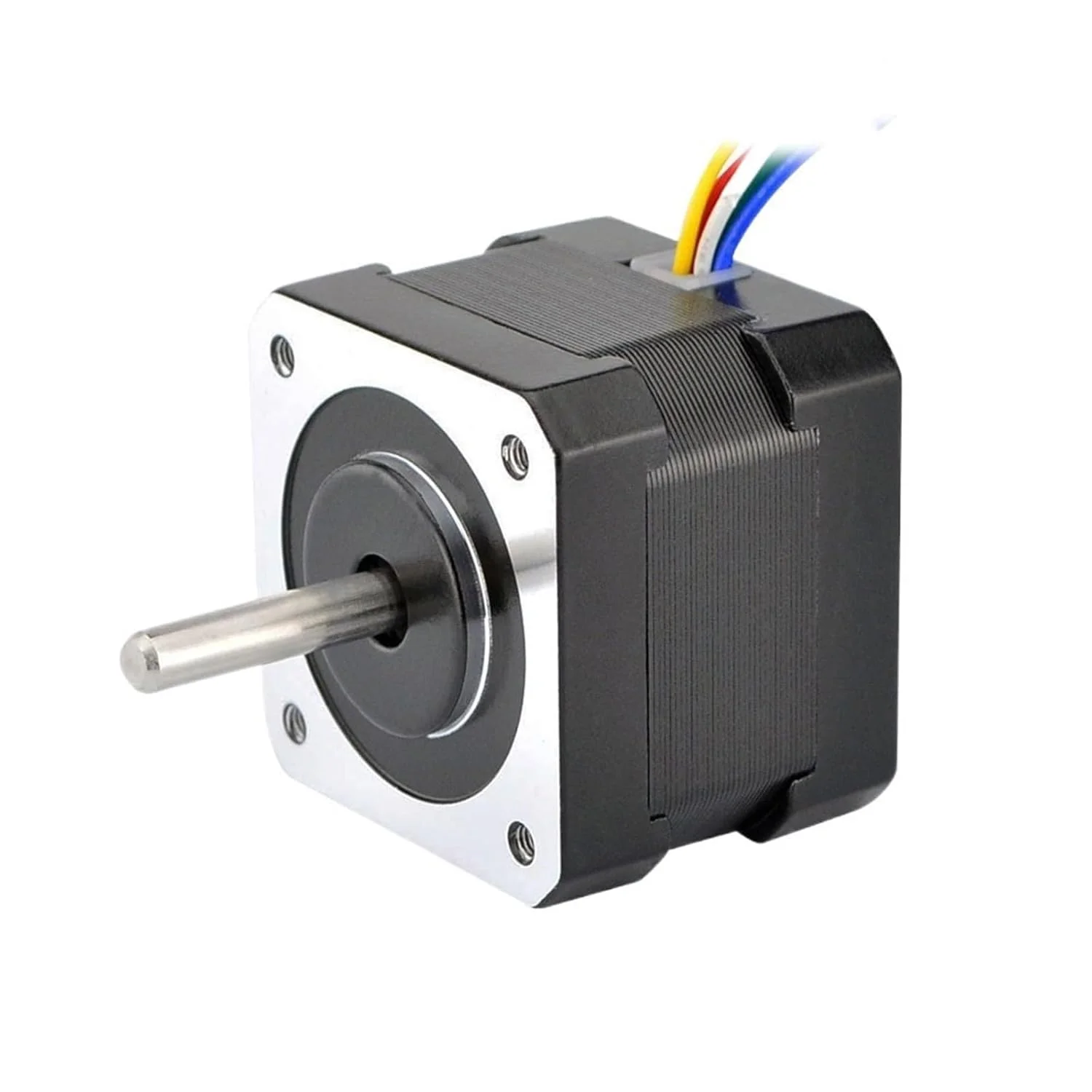 موتور پله‌ای تک قطبی 6 سیمه 1.8 درجه 42x33 میلی‌متر 15.8Ncm 0.31A Nema 17 برای اکسترودر پرینتر سه بعدی