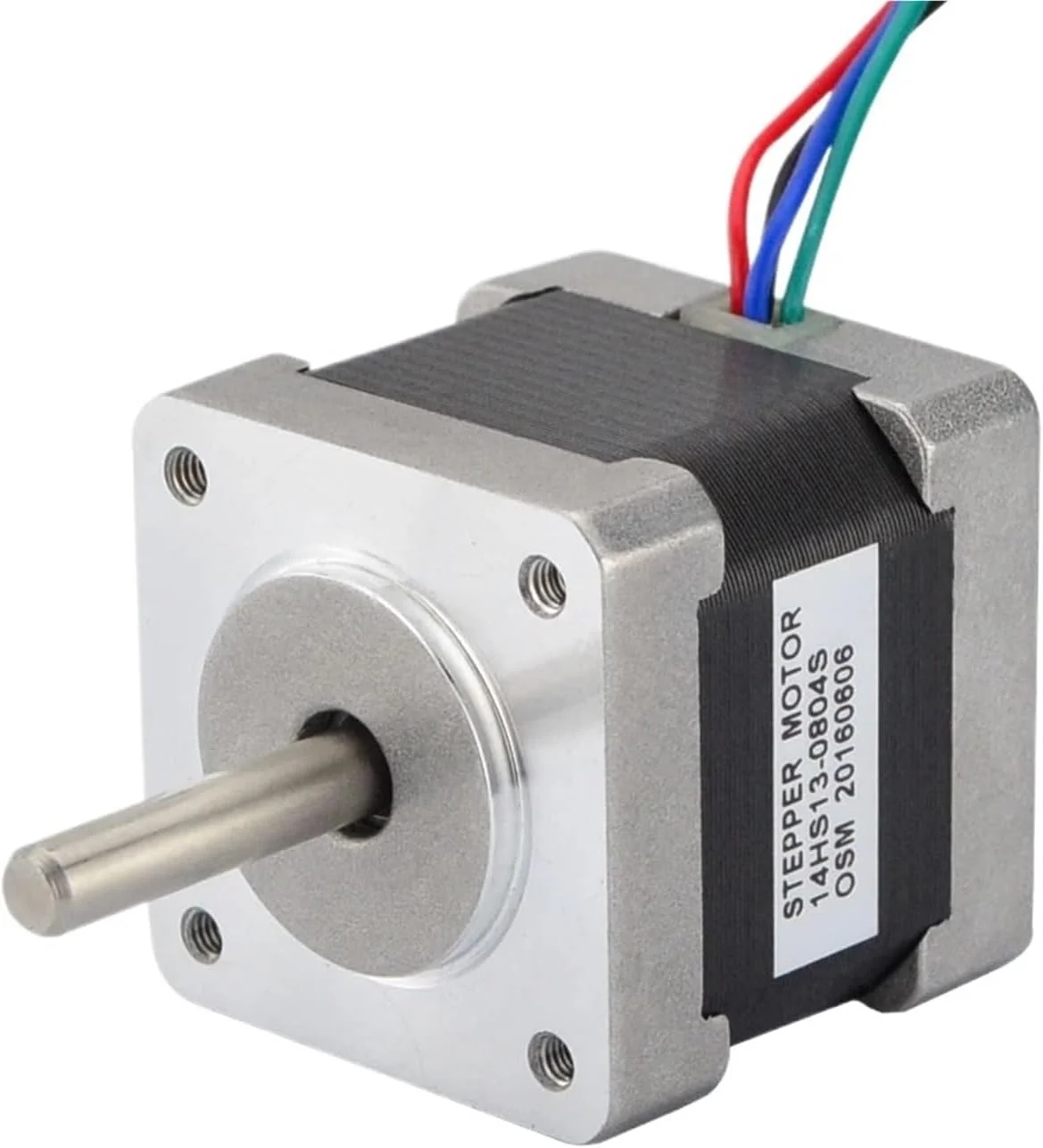 موتور پله ای Nema14، 18Ncm (25.5oz.in)، 0.8A، 4 سیم، 34mm، Nema14 دو قطبی 1.8 درجه برای پرینتر سه بعدی، CNC، ربات