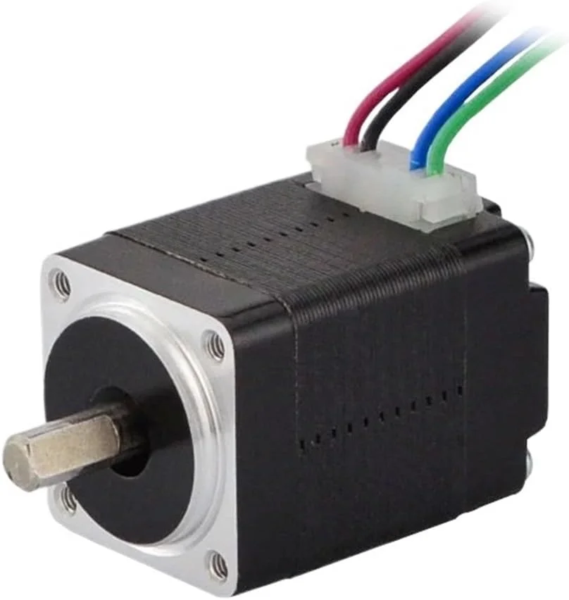 موتور پله ای Nema 8 مدل 20BYGH با ابعاد 28 میلی متر و گشتاور 1.6Ncm (2.3oz.in) ، 4 سیم، 1.8 درجه و 0.2 آمپر برای پرینتر سه بعدی CNC XYZ