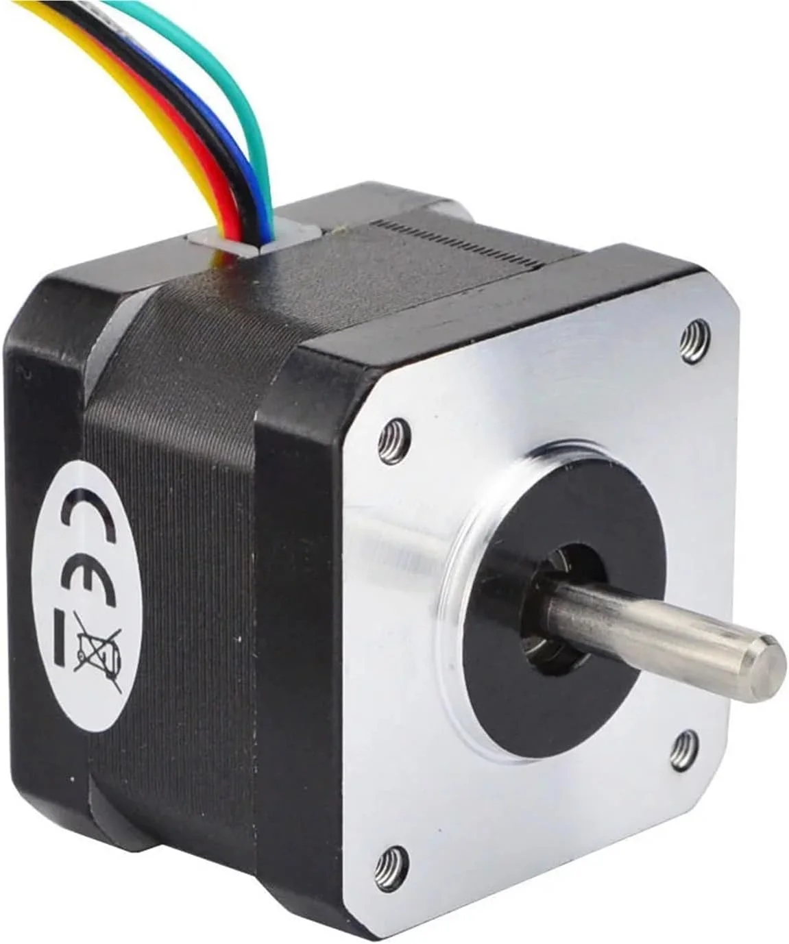 موتور پله ای 0.9 درجه Nema 17 تک قطبی 16Ncm (22.7oz.in) 0.31A 42x42x34mm 6 سیم Nema17 موتور پله ای برای CNC پرینتر سه بعدی