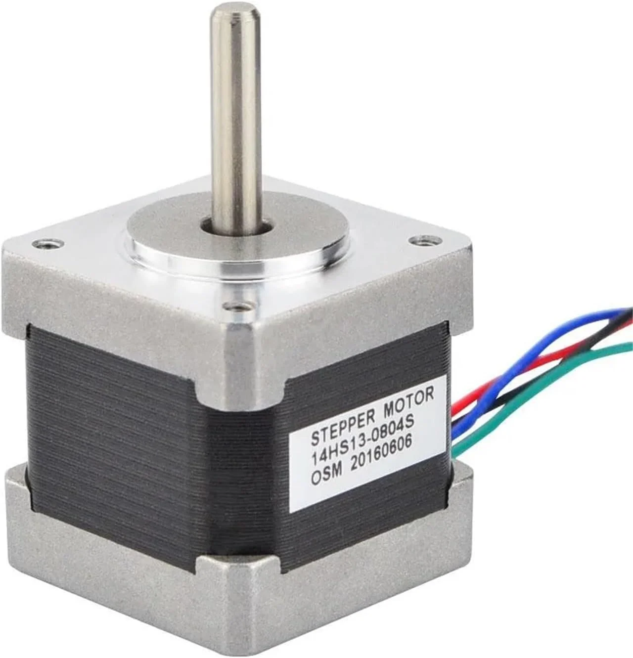 موتور پله ای Nema14، 18Ncm (25.5oz.in)، 0.8A، 4 سیم، 34mm، Nema14 دو قطبی 1.8 درجه برای پرینتر سه بعدی، CNC، ربات