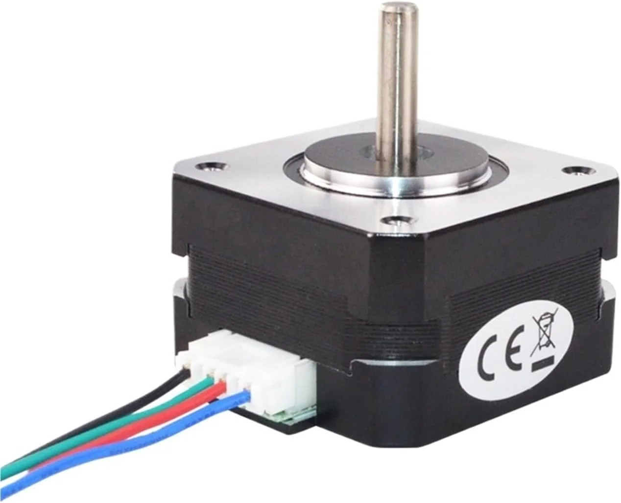 موتور پله ای Nema 17، سایز 42x25mm، موتور پله ای Nema17، جریان 0.7 آمپر، گشتاور 13Ncm، 4 سیم، مناسب برای پرینتر سه بعدی، CNC و ربات