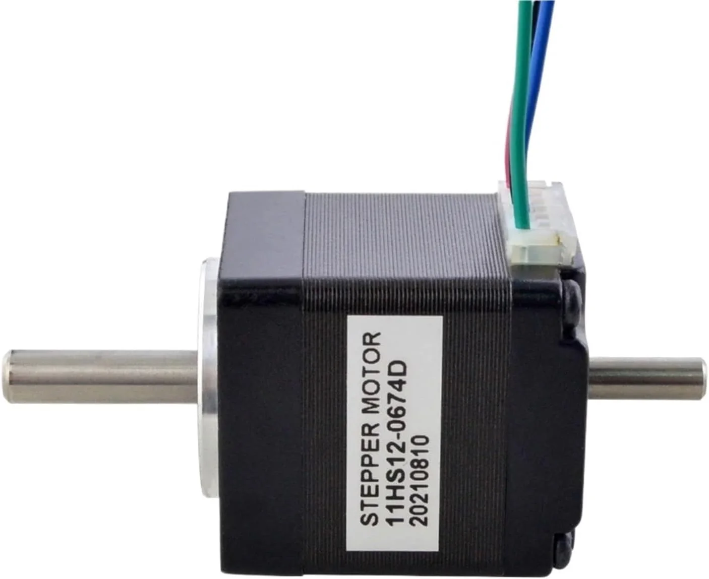موتور پله‌ای دو شفت Nema 11، 1.8 درجه، 7Ncm (9.94oz.in)، 0.67A، 4 سیمه برای پرینتر سه بعدی CNC DIY