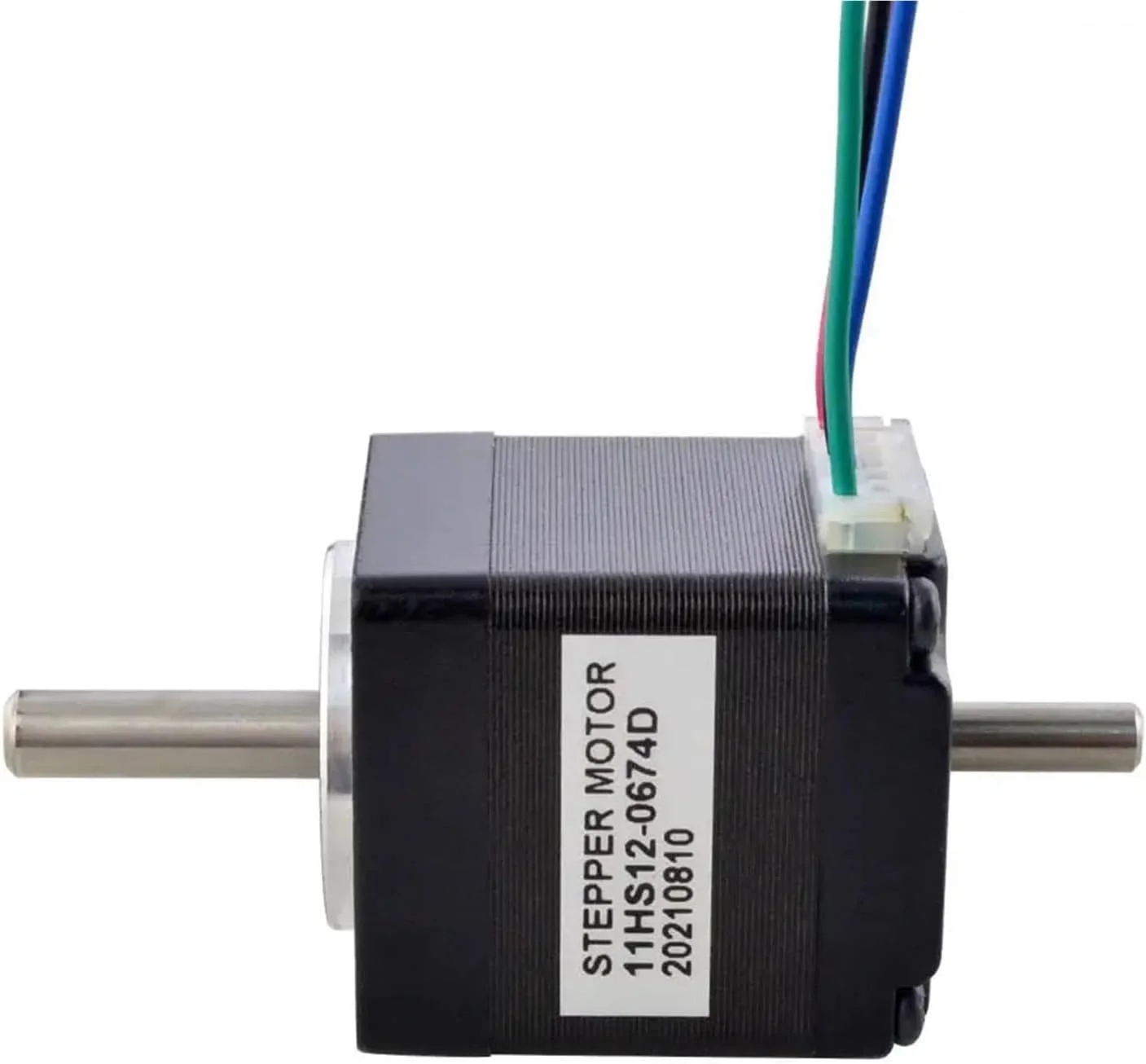 موتور پله‌ای دو شفت Nema 11، 1.8 درجه، 7Ncm (9.94oz.in)، 0.67A، 4 سیمه برای پرینتر سه بعدی CNC DIY