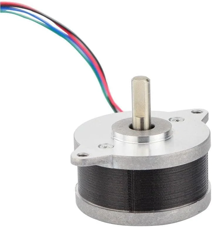 موتور پله ای گرد Nema 14، 8Ncm (11.33oz.in)، 0.9 درجه، موتور پله ای دو قطبی 0.65A، Φ36x19.5mm، 4 سیم برای CNC پرینتر سه بعدی XYZ