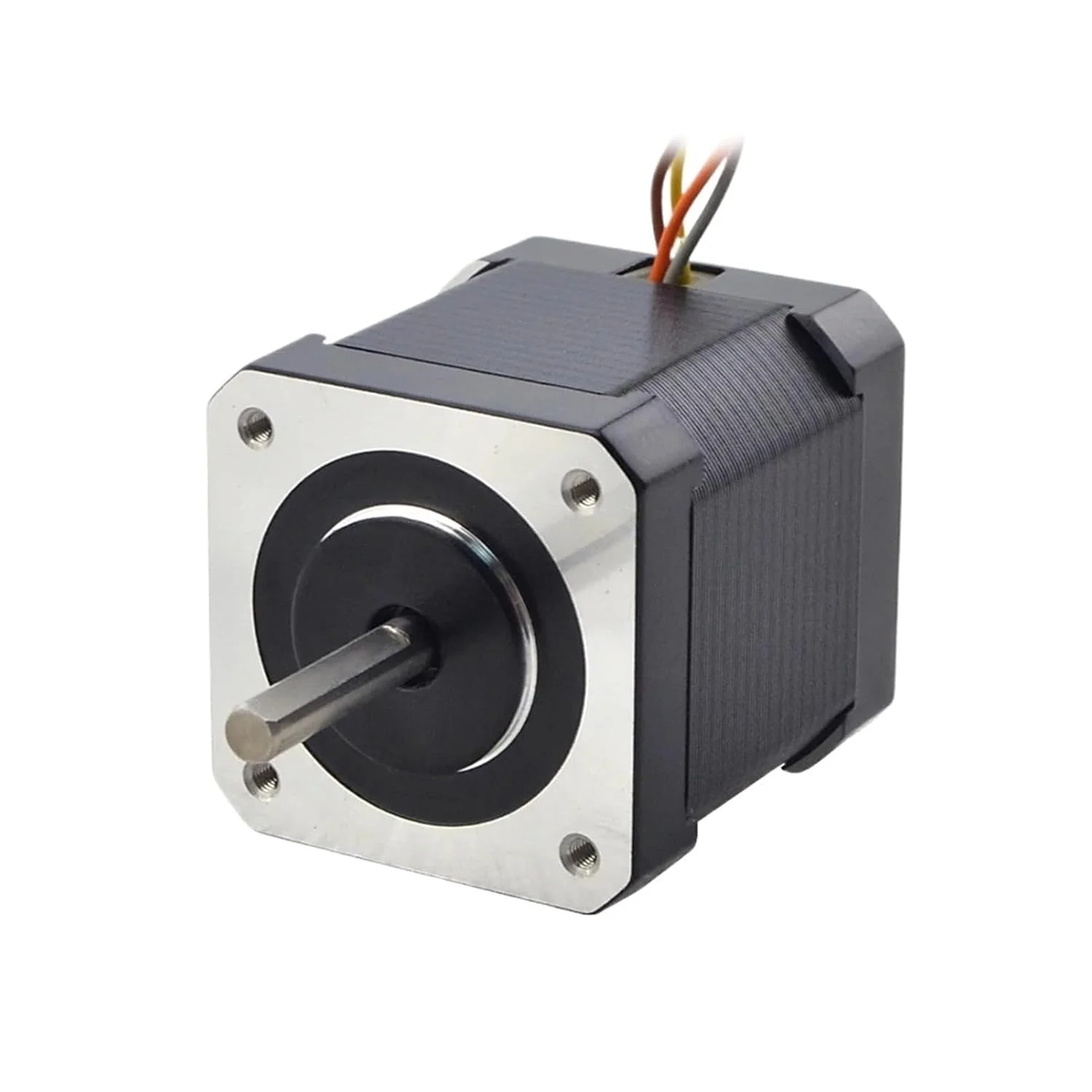 موتور پله‌ای Nema 17 مقاوم در برابر دمای بالا، 48 میلی‌متر، 2.5 آمپر، 4 سیم (17HS19-2504S) کلاس عایقی H 180℃ برای اکسترودر CNC پرینتر سه بعدی