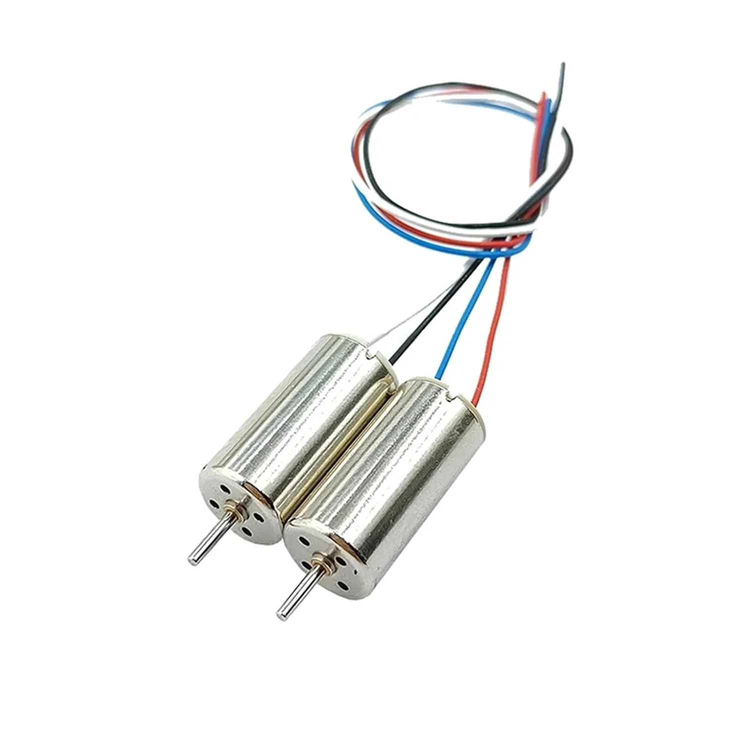 موتور هسته ای کوچک 816 با ابعاد 8mm*16mm، ولتاژ 3.7V DC و سرعت بالای 60000 دور در دقیقه، مغناطیسی، 2 عدد