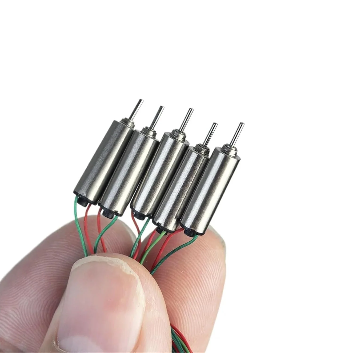 موتور هسته ای کوچک 4 میلی متر * 12 میلی متر DC 3 ولت 3.7 ولت با سرعت فوق العاده بالا، 5 عدد