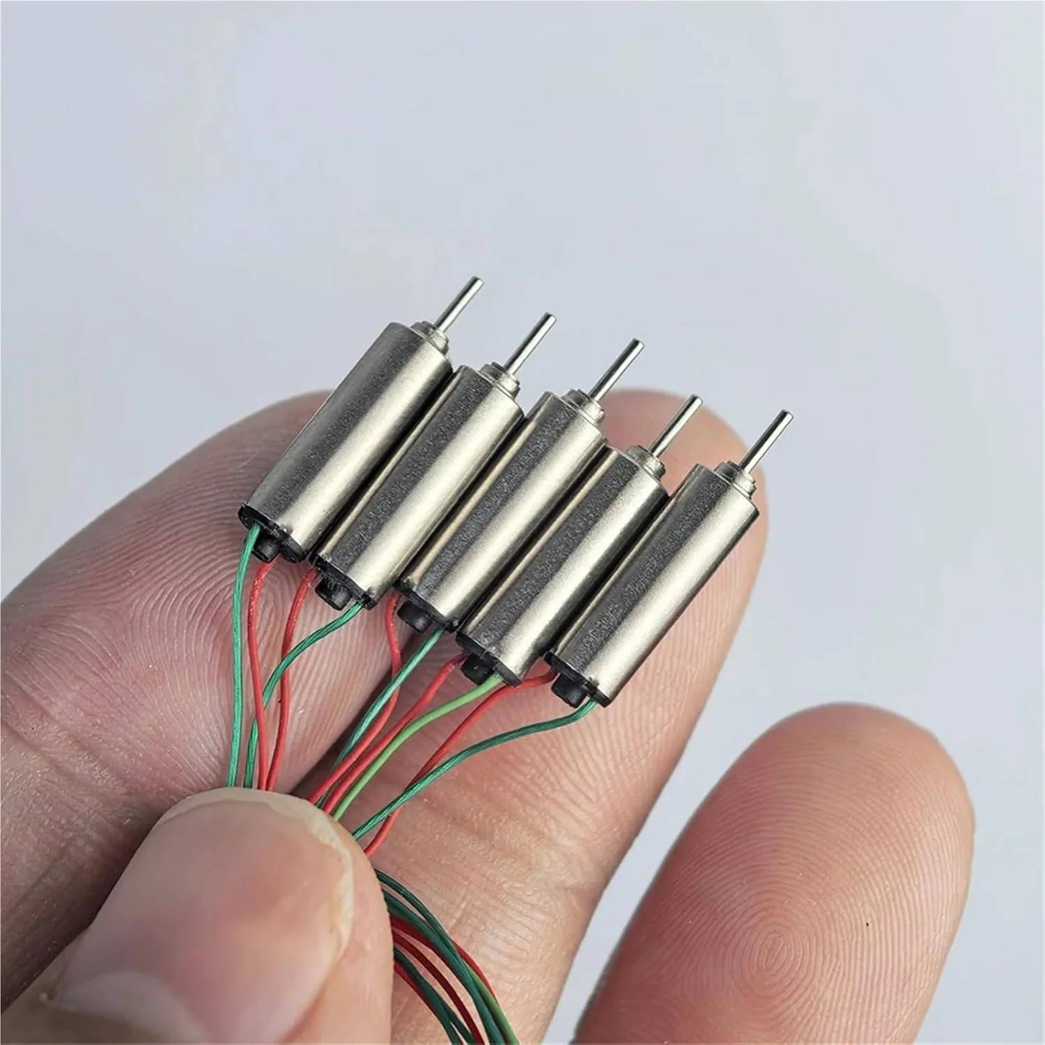 موتور هسته ای کوچک 4 میلی متر * 12 میلی متر DC 3 ولت 3.7 ولت با سرعت فوق العاده بالا، 5 عدد