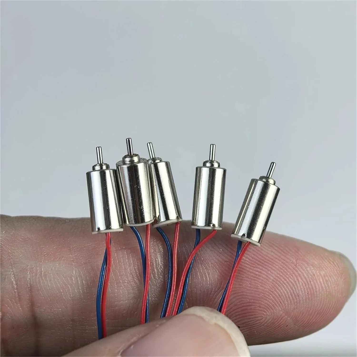 موتور کورلس مینیاتوری 4 در 8 میلی‌متر DC 1.5V-4.2V 3.7V 65000 دور در دقیقه، موتور فنجانی توخالی کوچک با سرعت بالا، 5 عدد