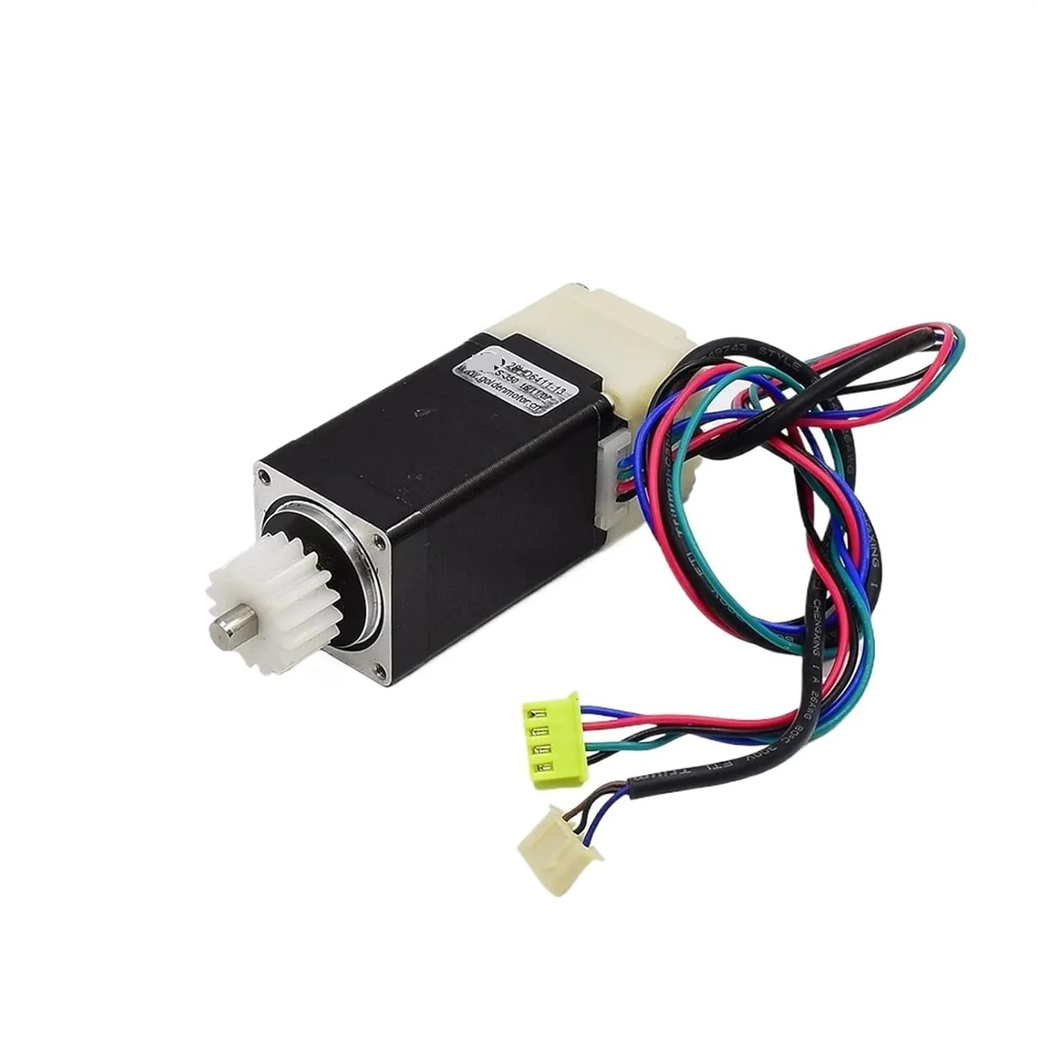 موتور پله ای 28BY برای Nema 8 تک/دو شفت 1.8 درجه با فیدبک برای پرینتر سه بعدی، ربات، دستگاه توزیع SMT (موتور دو شفت)