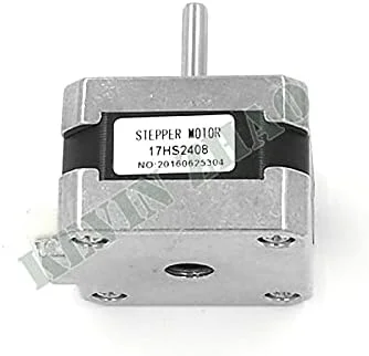 موتور پله ای 17HS2408 با 4 سیم، موتور 42، 42BYGH 0.6A دارای گواهینامه CE برای لیزر CNC، موتور پرینتر سه بعدی و CNC XYZ (3 عدد)