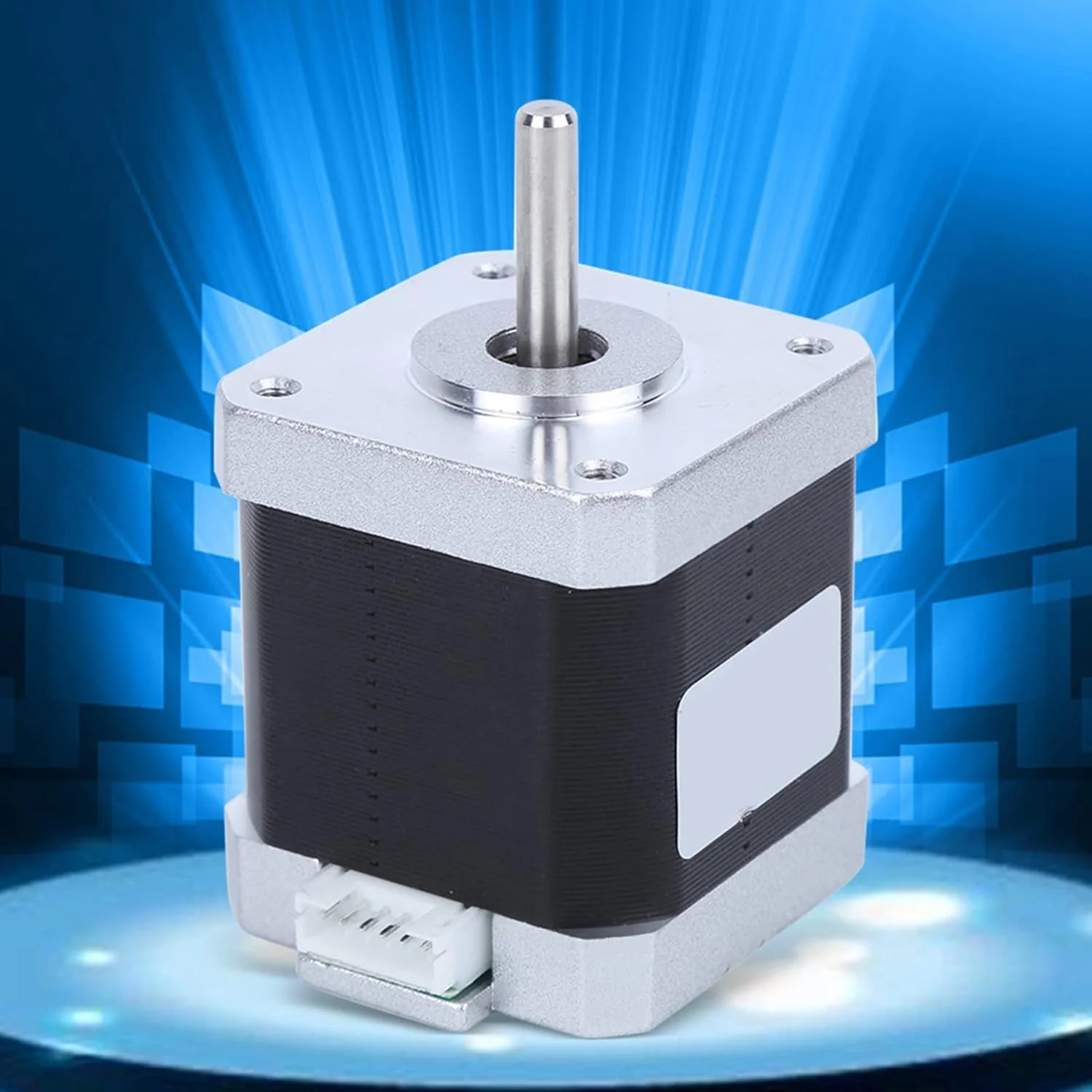 موتور پله ای NEMA 17 با کابل 4 پین، موتور پله ای، برای تجهیزات نظارتی چاپگر سه بعدی