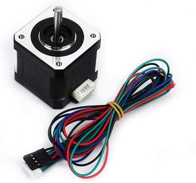 موتورهای پرینتر سه بعدی BMDT - بسته 2 عددی، کیت موتور پله ای دو قطبی گشتاور بالا 40 میلی متری DC، موتور الکتریکی 42 دو فاز با نویز کم 0.46 نیوتن متر