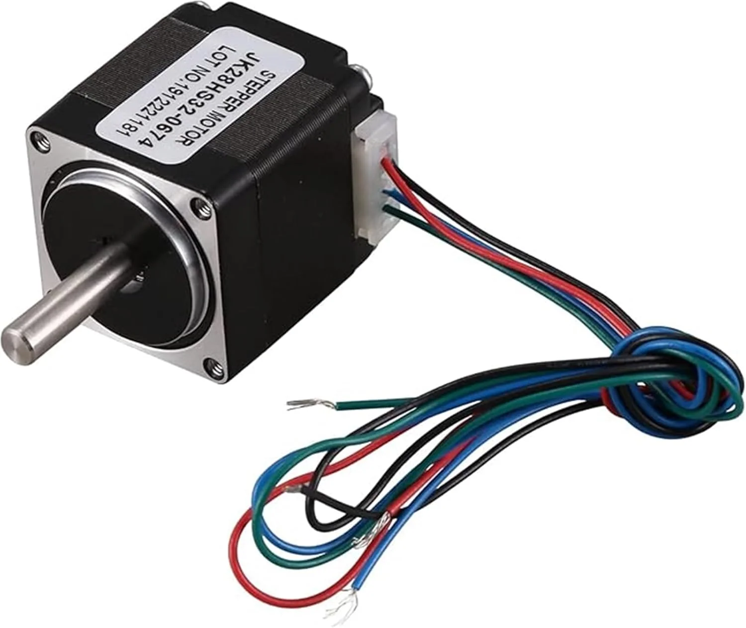 2 عدد موتور پله ای هیبریدی NEMA 11 28، 1.8 درجه، 2 فاز، 4 سیم، موتور پله ای 32 میلی متری برای روتر CNC و موتورهای چاپگر سه بعدی