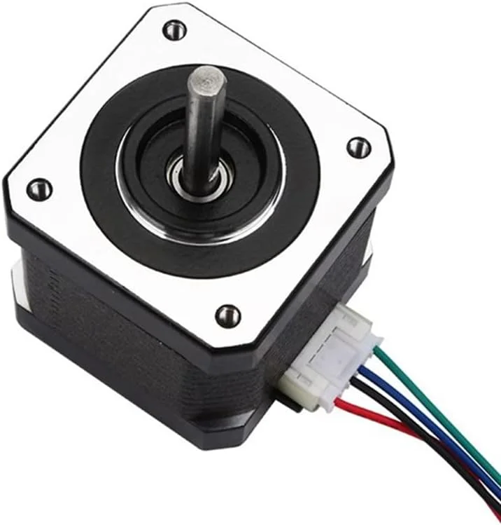 موتورهای پرینتر سه بعدی BMDT - بسته 2 عددی، کیت موتور پله ای دو قطبی گشتاور بالا 40 میلی متری DC، موتور الکتریکی 42 دو فاز با نویز کم 0.46 نیوتن متر