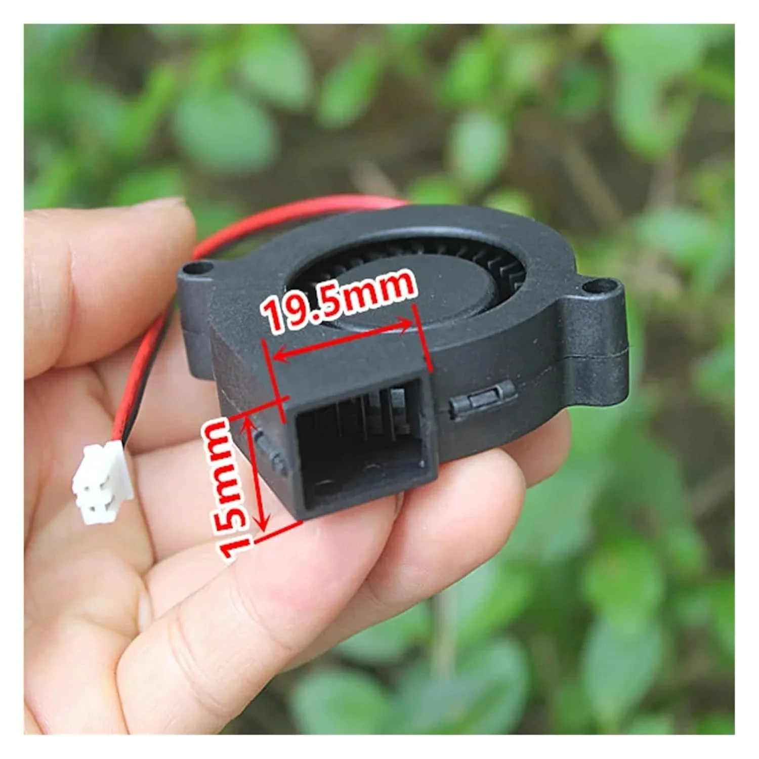 فن توربو بدون جاروبک 5015 دمنده DC 5V 12V 24V فن های خنک کننده گریز از مرکز 50x50x15mm خنک کننده توربو 2 پین برای لوازم جانبی چاپگر سه بعدی استارتر موتور