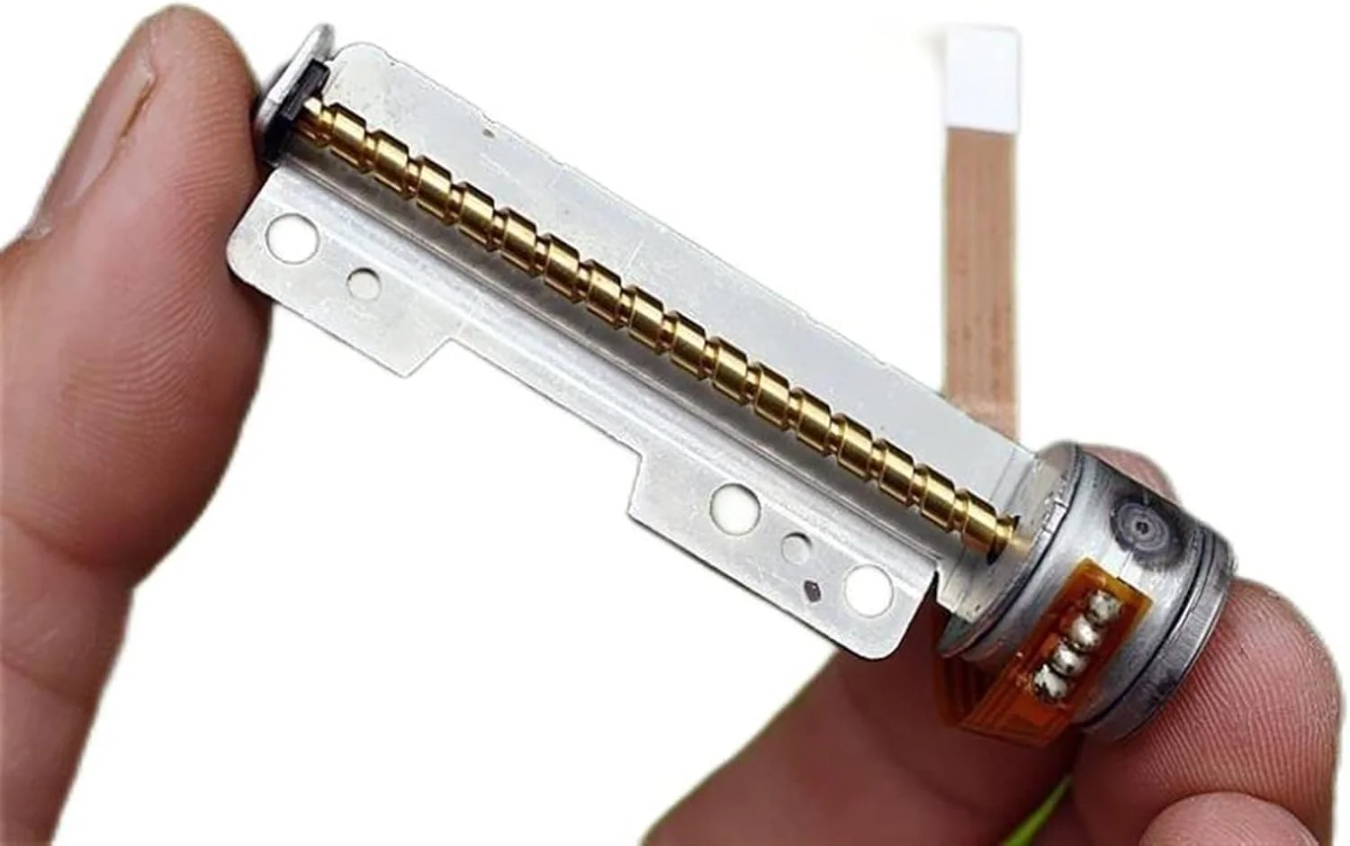 موتور پله ای 15mm*12mm تجهیزات اندازه گیری، موتور پله ای میکرو چهار سیمه دو فاز با درایور، اهرم 50mm 56mm پرینتر سه بعدی اسباب بازی DIY موتور علم DIY (رنگ: نوع A (50mm))