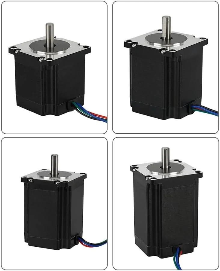 موتور پله ای 57، 1.2 نیوتن متر، 56 میلی متر، 2.8 آمپر، 2 فاز، 4 سیم برای پرینتر سه بعدی، موتور دستگاه حکاکی DIY