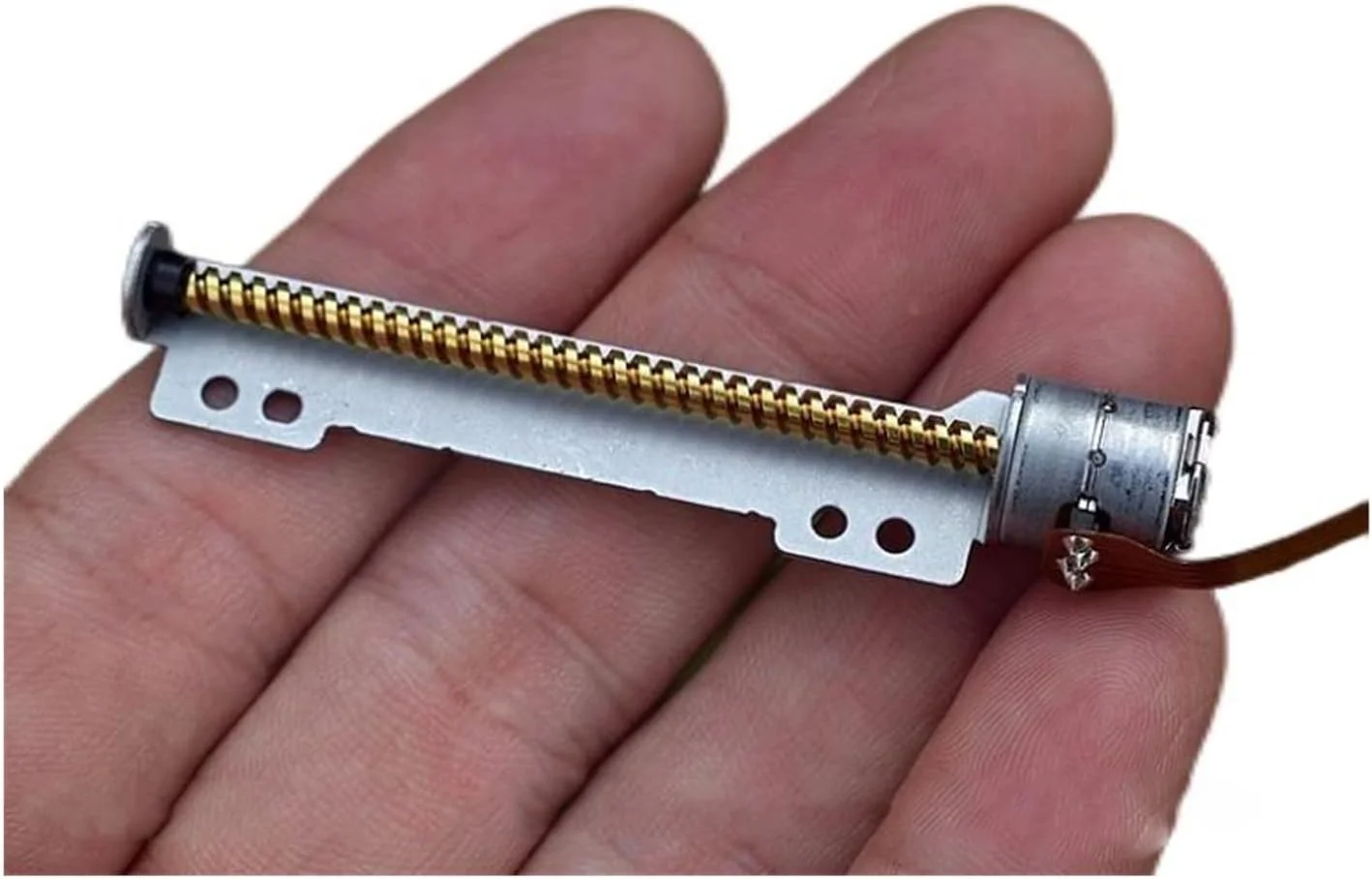 موتور پله ای میکرو 10 میلی متری دو فاز چهار سیمه تجهیزات اندازه گیری، موتور پله ای خطی اهرمی مسی مناسب پرینتر سه بعدی، موتور علمی DIY