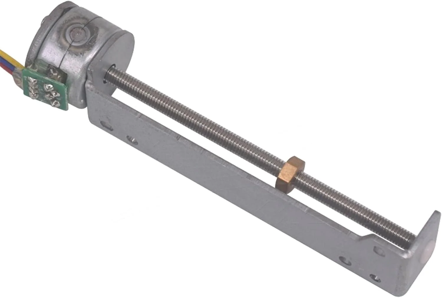 موتور چاپگر DIY تجهیزات اندازه گیری، موتور دستگاه حکاکی، موتور پله ای 2 فاز 4 سیم، موتور مهره پیچ اسلاید میز کشویی M3 علم DIY