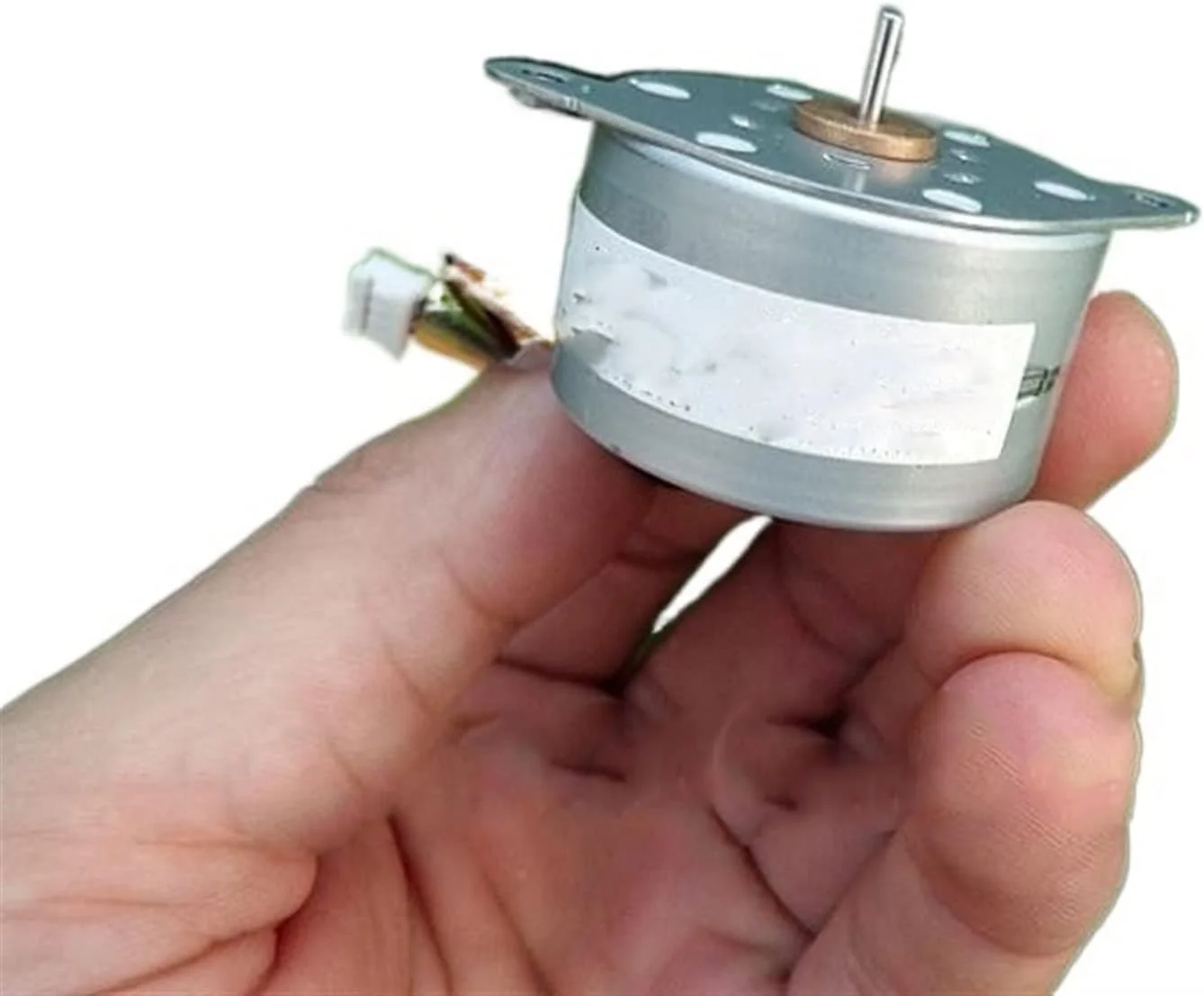 موتور پله ای دنده دار 8 دندانه 35 میلی متری، موتور پله ای 2 فاز 4 سیم، موتور 7.5 درجه DC 6V، موتور پروژه علمی DIY