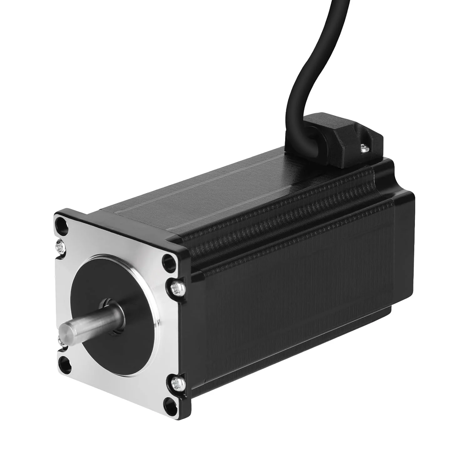 موتور پله ای Nema 23 با گشتاور بالا و صدای کم، 110 میلی متر، دو قطبی 4.2 آمپر، 1.8 درجه (2000 پله در دور)، 3300mNm/467.31oz.in، 2 فاز 4 سیم برای اتوماسیون/پرینتر سه بعدی/دستگاه CNC/تجهیزات پزشکی