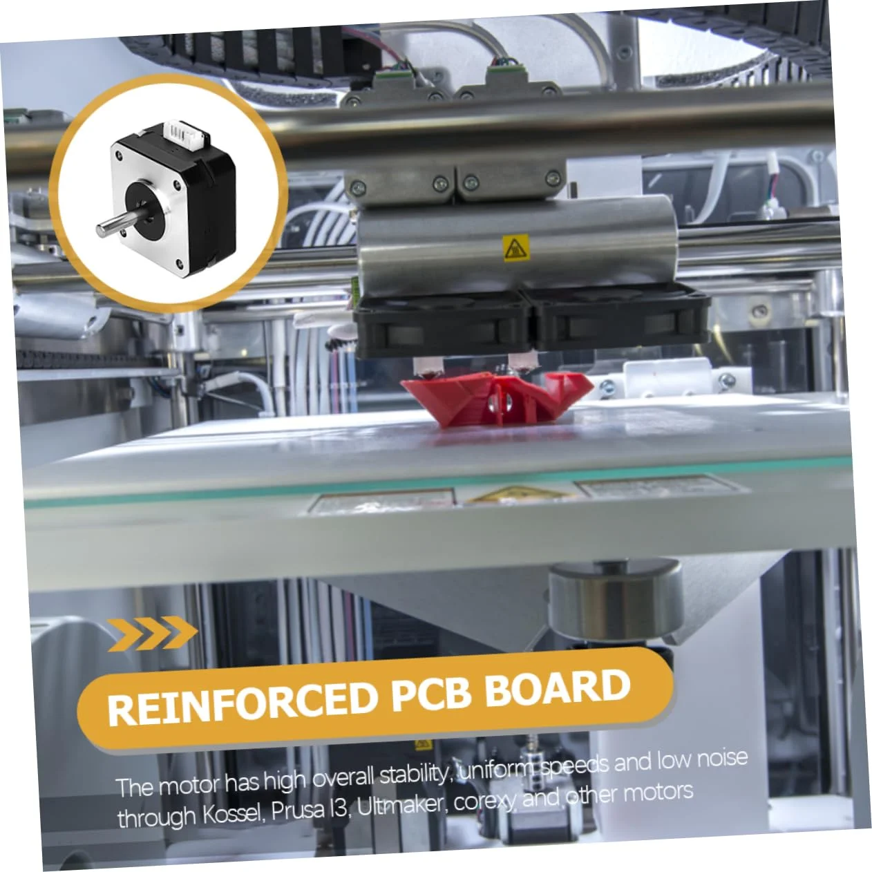 موتور پله ای سایز 42 برای پرینترهای سه بعدی - موتور درایور یونیورسال با گشتاور بالا، سازگار با CNC و کاربردهای پرینت