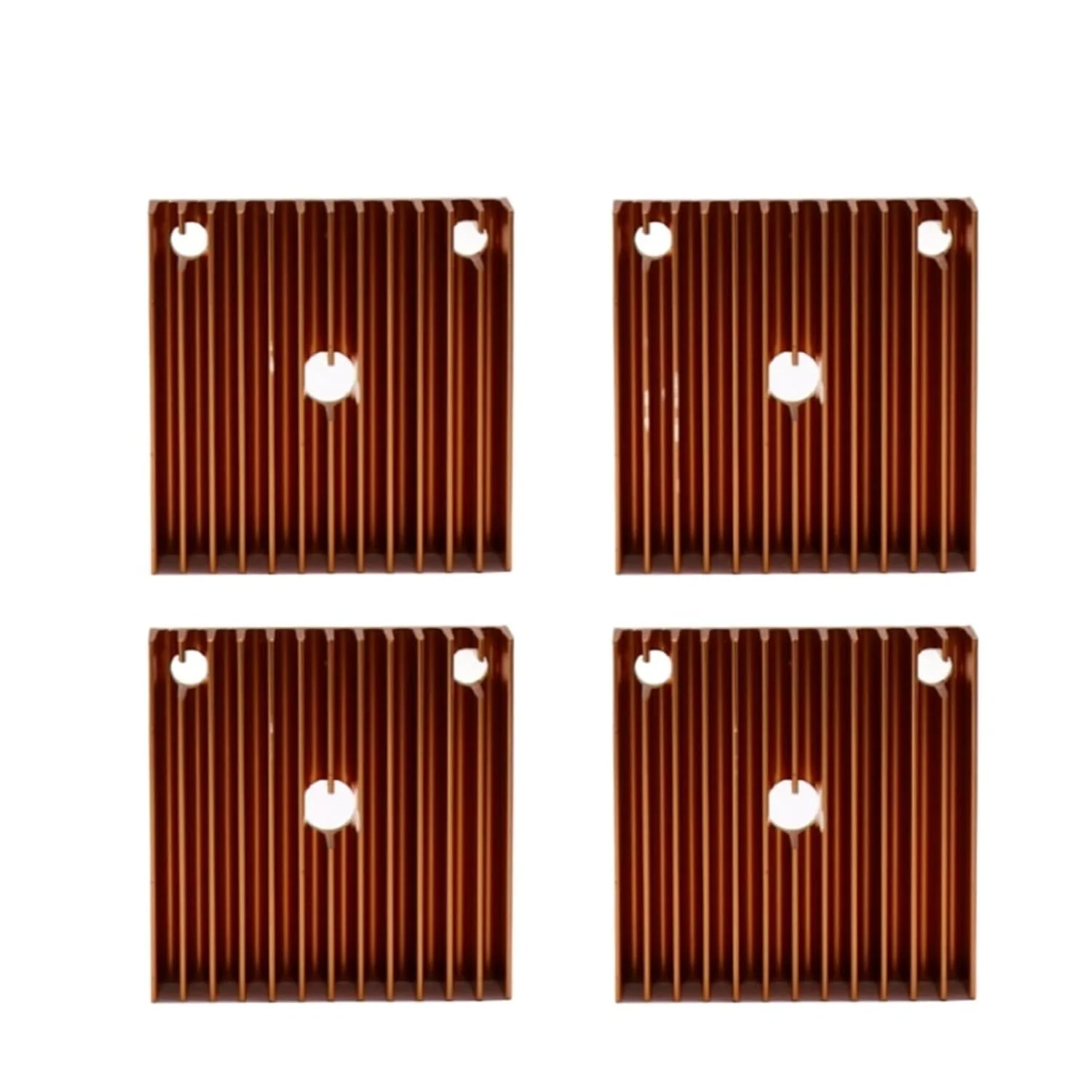 هیت سینک آلومینیومی موتور پرینتر سه بعدی، رادیاتور طلایی خنک کننده استپر موتور 42 اکسترودر، رادیاتور فن 40X40X11 میلی متر