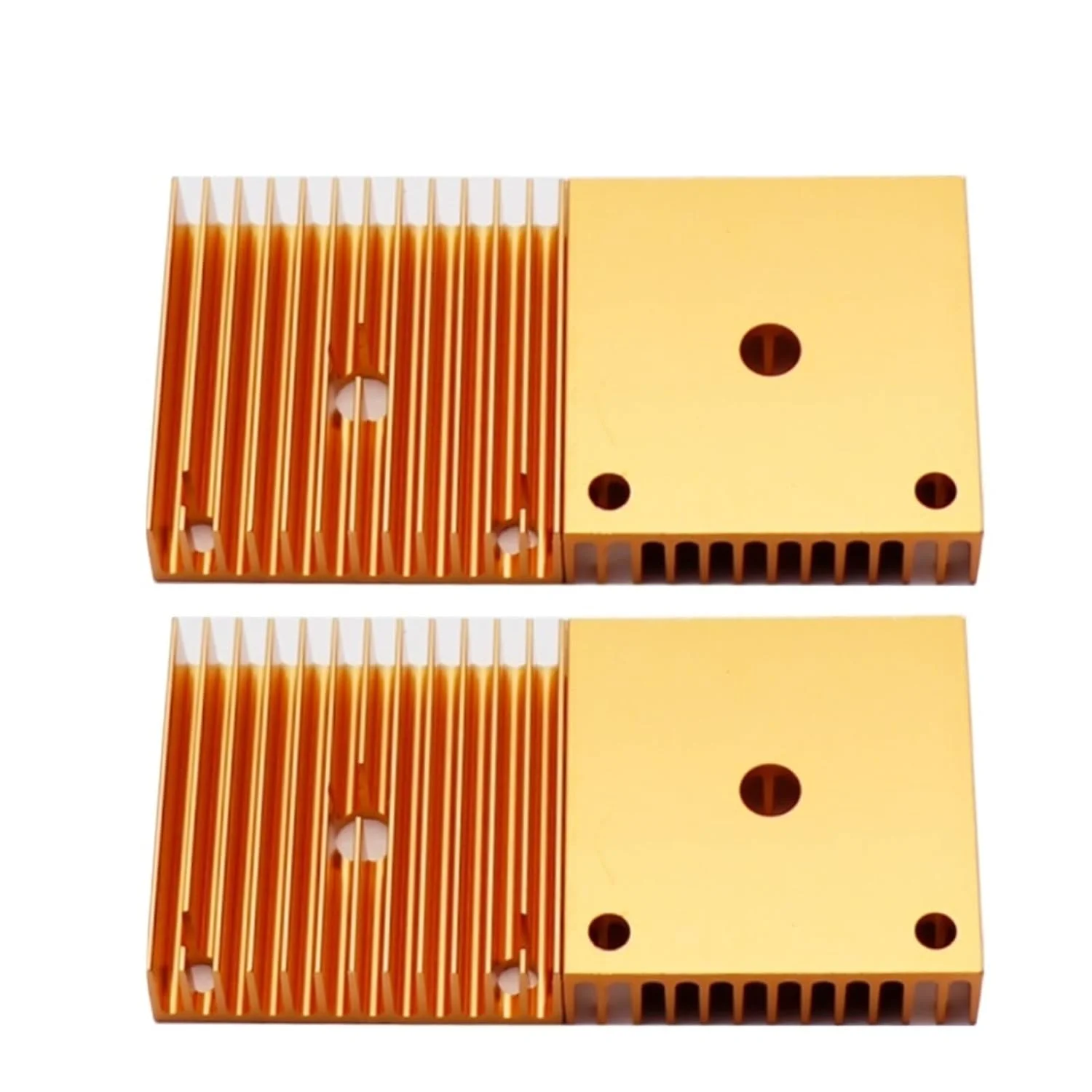 هیت سینک آلومینیومی موتور پرینتر سه بعدی، رادیاتور طلایی خنک کننده استپر موتور 42 اکسترودر، رادیاتور فن 40X40X11 میلی متر