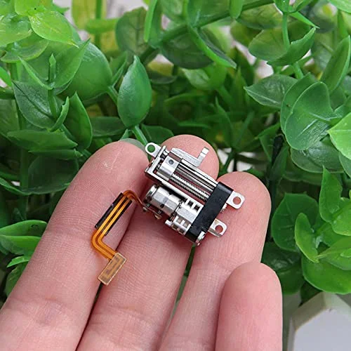 موتور پله ای مینیاتوری 5 میلی متری 2 فاز 4 سیمه 3 ولت 5 ولت با گیربکس سیاره ای و اسلایدر پیچ خطی - 2 عدد