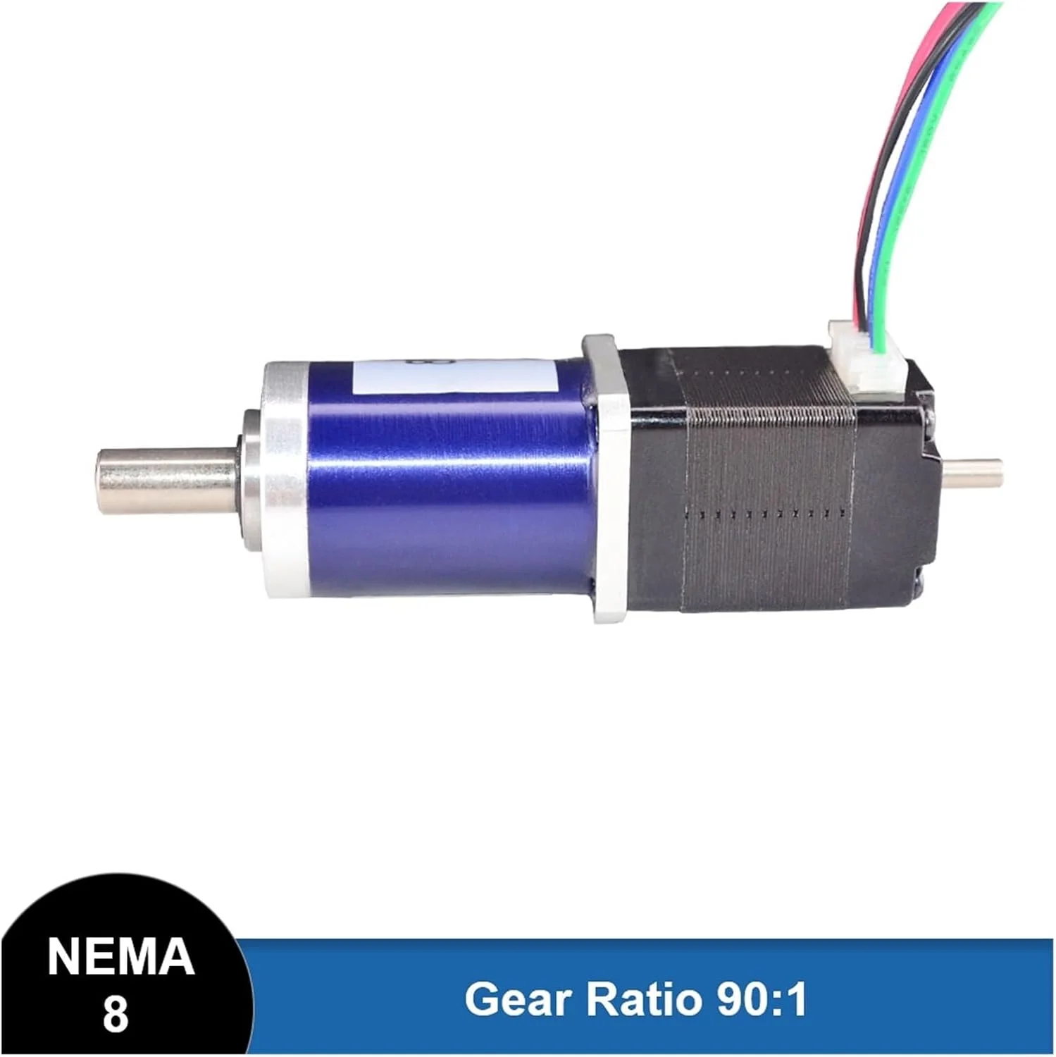 گیربکس سیاره ای 90:1 موتور پله ای Nema 8، موتور پله ای دنده ای 0.2A L=38mm مناسب برای CNC و پرینتر سه بعدی