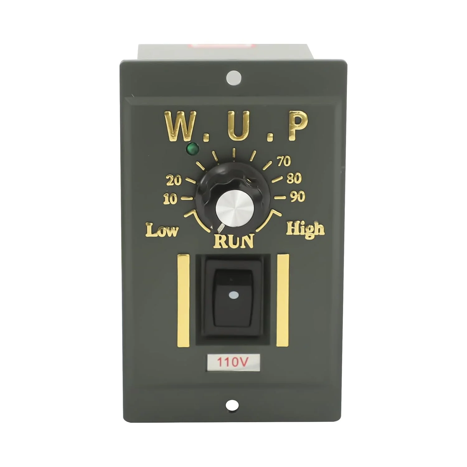 موتور گیربکس AC 90 وات 100K با کنترلر سرعت، موتور تک فاز 110 ولت با سرعت قابل تنظیم، نسبت کاهش 1:100، سرعت پایین 0-13.5 دور در دقیقه، گشتاور 3.8NM موتور صنعتی جمع و جور برای اتوماسیون