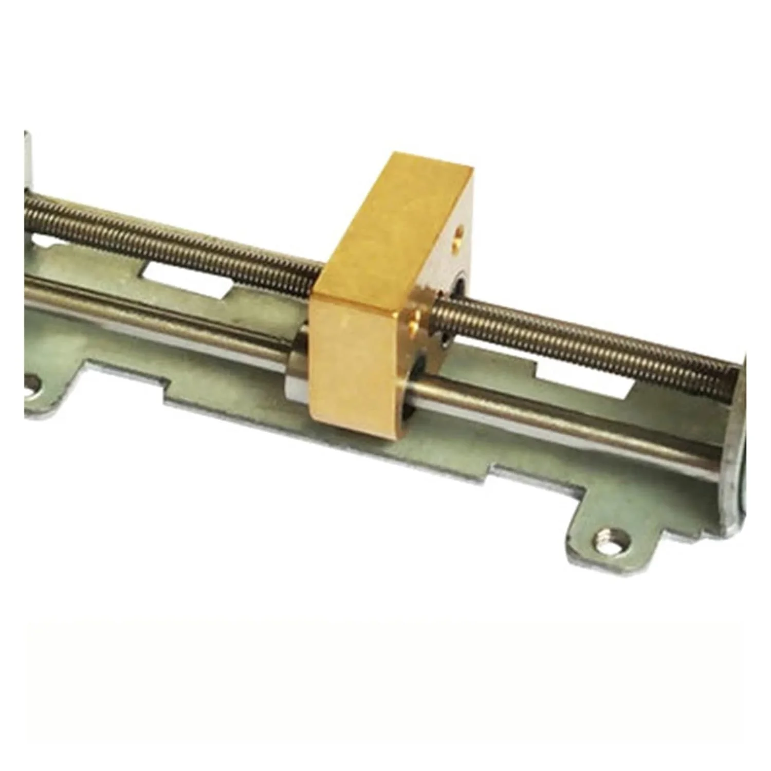 موتور پله‌ای خطی با طول حرکت ۵۵ میلی‌متر، قطر ۲۰ میلی‌متر، دو فاز، چهار سیم، با قدرت بالا، مهره مسی، مناسب برای پرینتر سه بعدی DIY XYZ