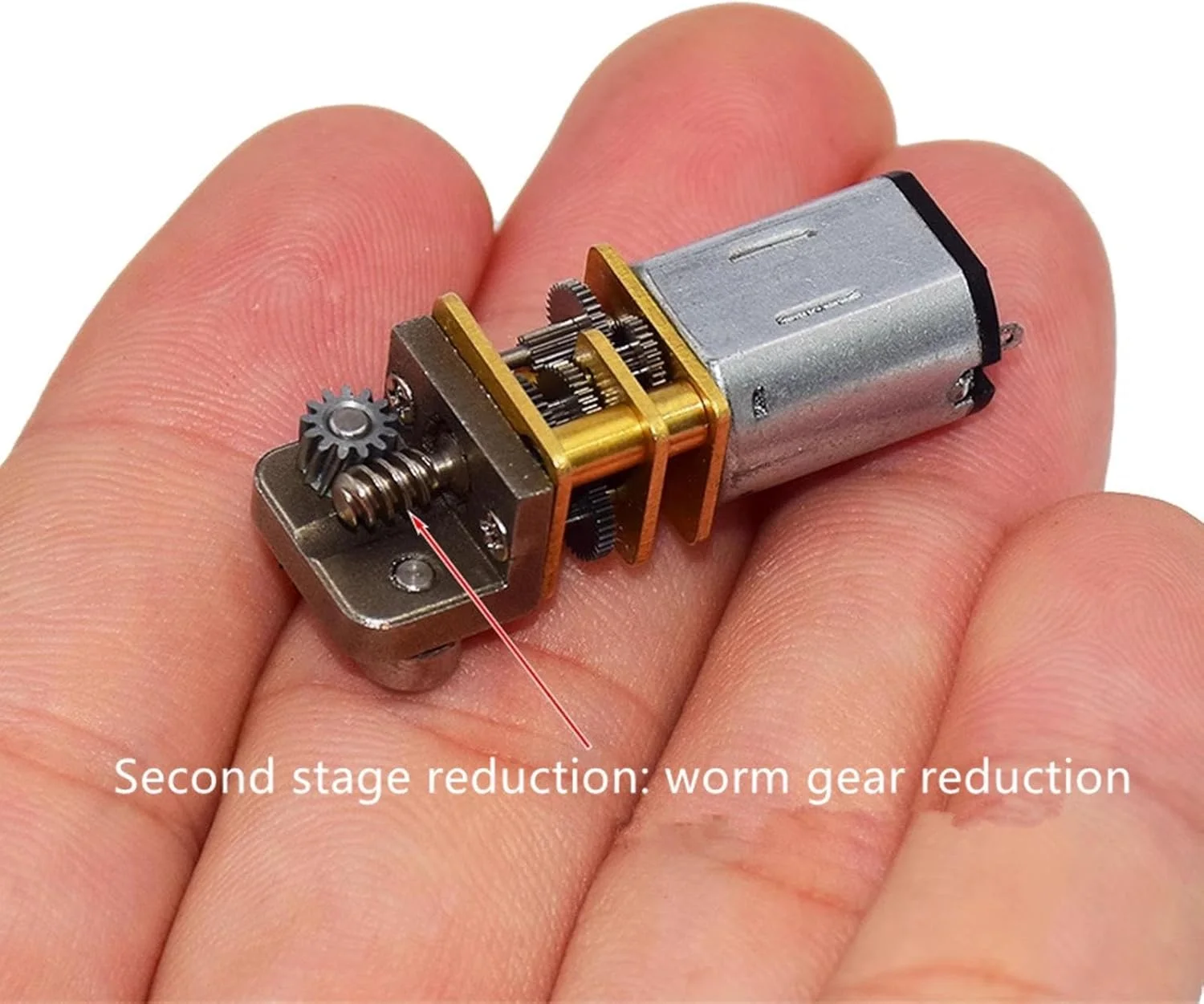 موتور دنده ای میکرو N20 تمام فلزی DC 5V-6V با زاویه راست و سرعت پایین برای لوازم جانبی قلم چاپ سه بعدی