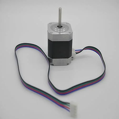 موتور گیربکس 1.5 آمپر 3.3 ولت سرعت بالا 42HD4027-01 موتور پله ای پرینتر سه بعدی موتور پله ای سیستم کنترل صنعتی - (قطر شفت: 5)