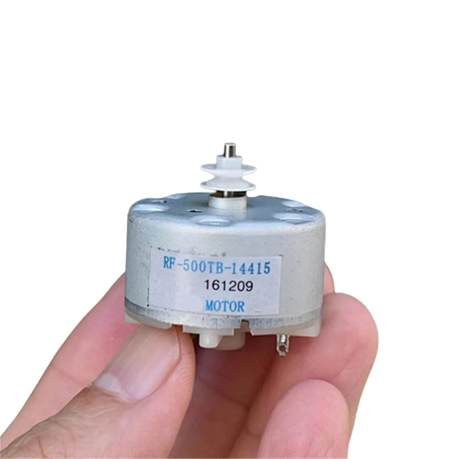 موتور مینی 500 مدل 500TB-14415 DC 5V 6V 3800RPM قطر 32 میلی متر با شفت گرد - 1 عدد