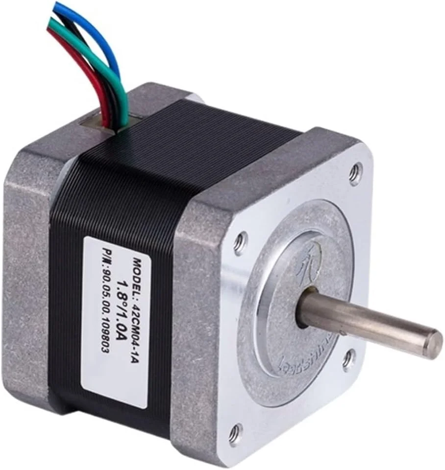 موتور پله ای 42CM04 (42CM04) 1 آمپر 0.45 نیوتن متر موتور پرینتر سه بعدی 2 فاز 1 عدد
