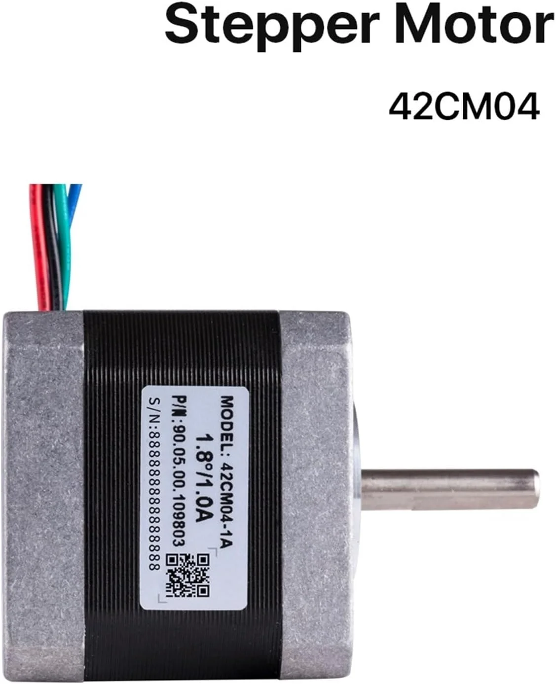 موتور پله ای 42CM04 (42CM04) 1 آمپر 0.45 نیوتن متر موتور پرینتر سه بعدی 2 فاز 1 عدد