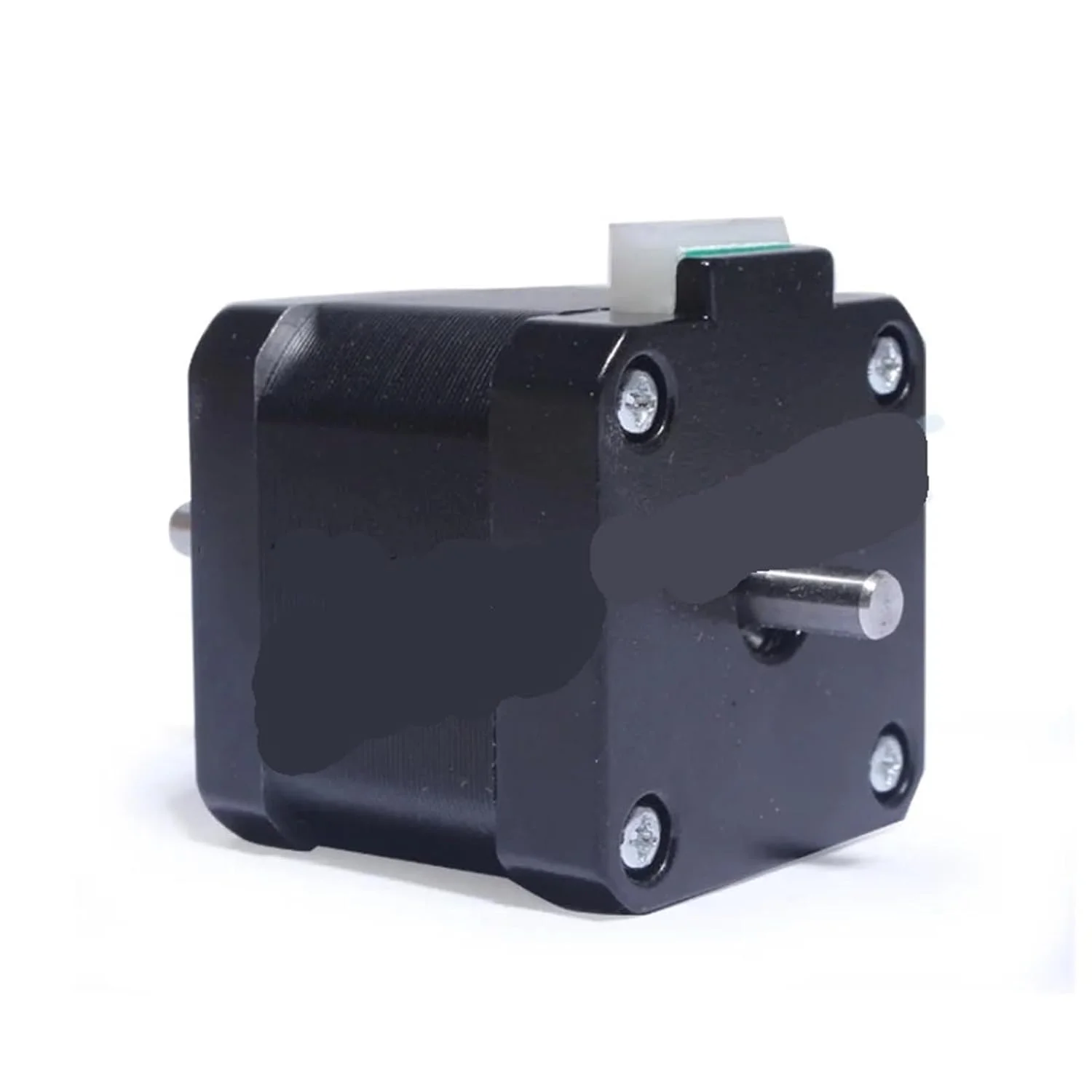 موتور پله‌ای 42BYGH60 Nema 17، 0.7 نیوتن متر، 1.5 آمپر، 4 سیم، دو شفت، مناسب برای پرینتر سه بعدی، ماشین‌های CNC، تجهیزات ماشینکاری و فرز