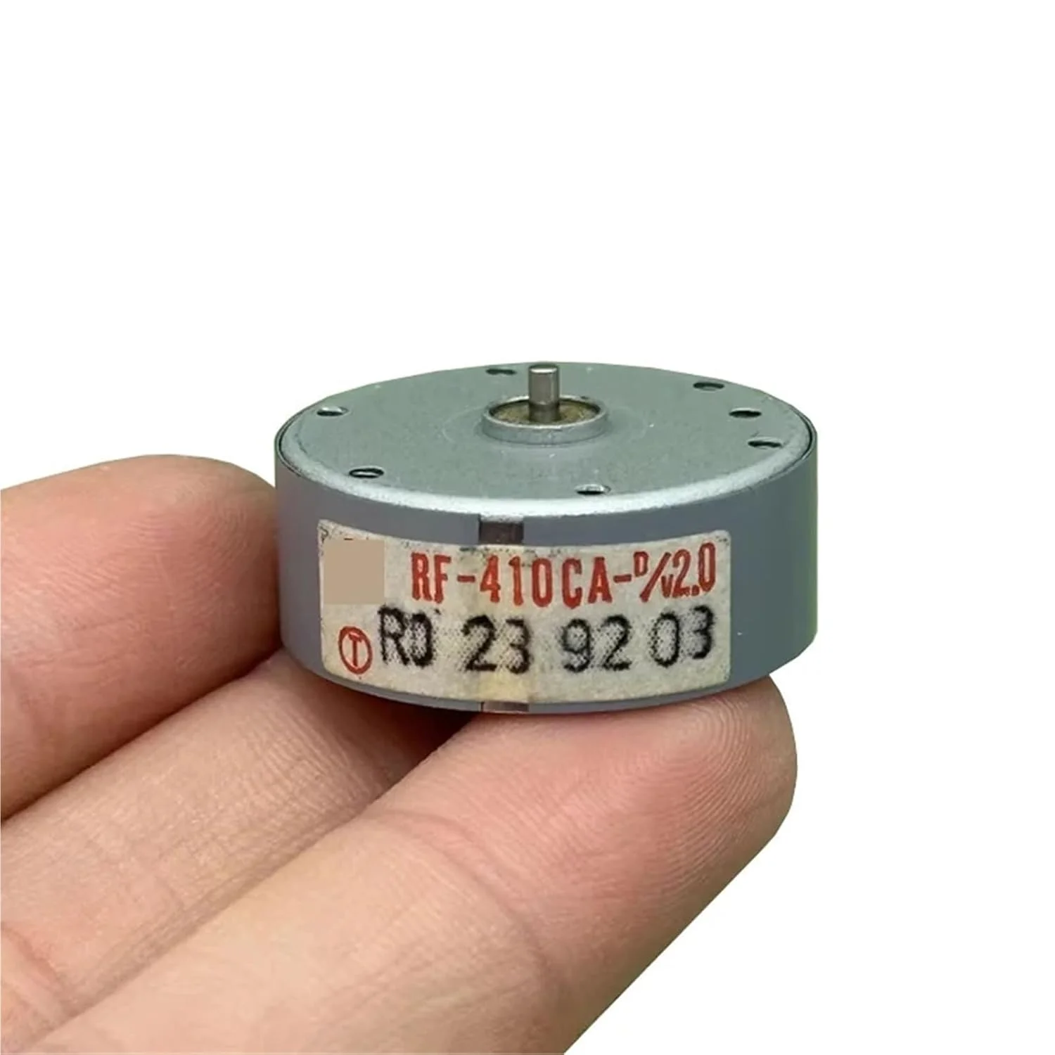 موتور مینی 410 مدل CA-12250 DC 1.5V 2V 3V با سرعت 5900 دور در دقیقه، 26 میلی متر، شفت نازک گرد - 1 عدد