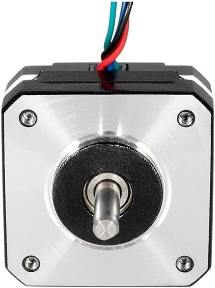 موتور پله‌ای Nema 17 20mm دو فاز حلقه باز 0.4Nm 1.0A موتور کوتاه، مناسب برای CNC اکسترودر DIY موتور پرینتر سه بعدی