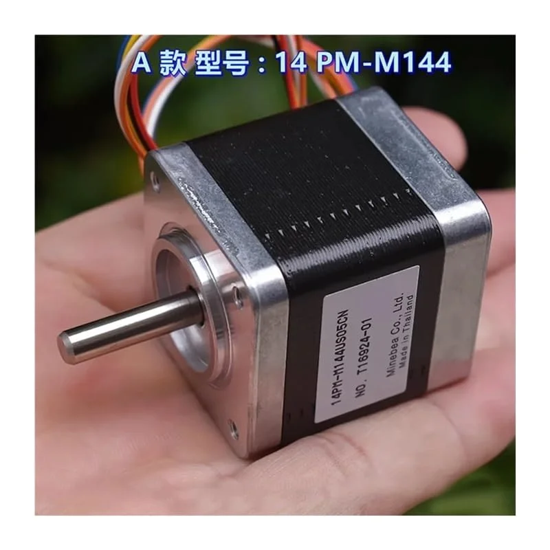 استپ موتور هیبریدی دو فاز 6 سیمه 35 میلی‌متری با شفت 5 میلی‌متری برای پرینتر سه بعدی RepRap، پروسا، ربات CNC و دستگاه حکاکی