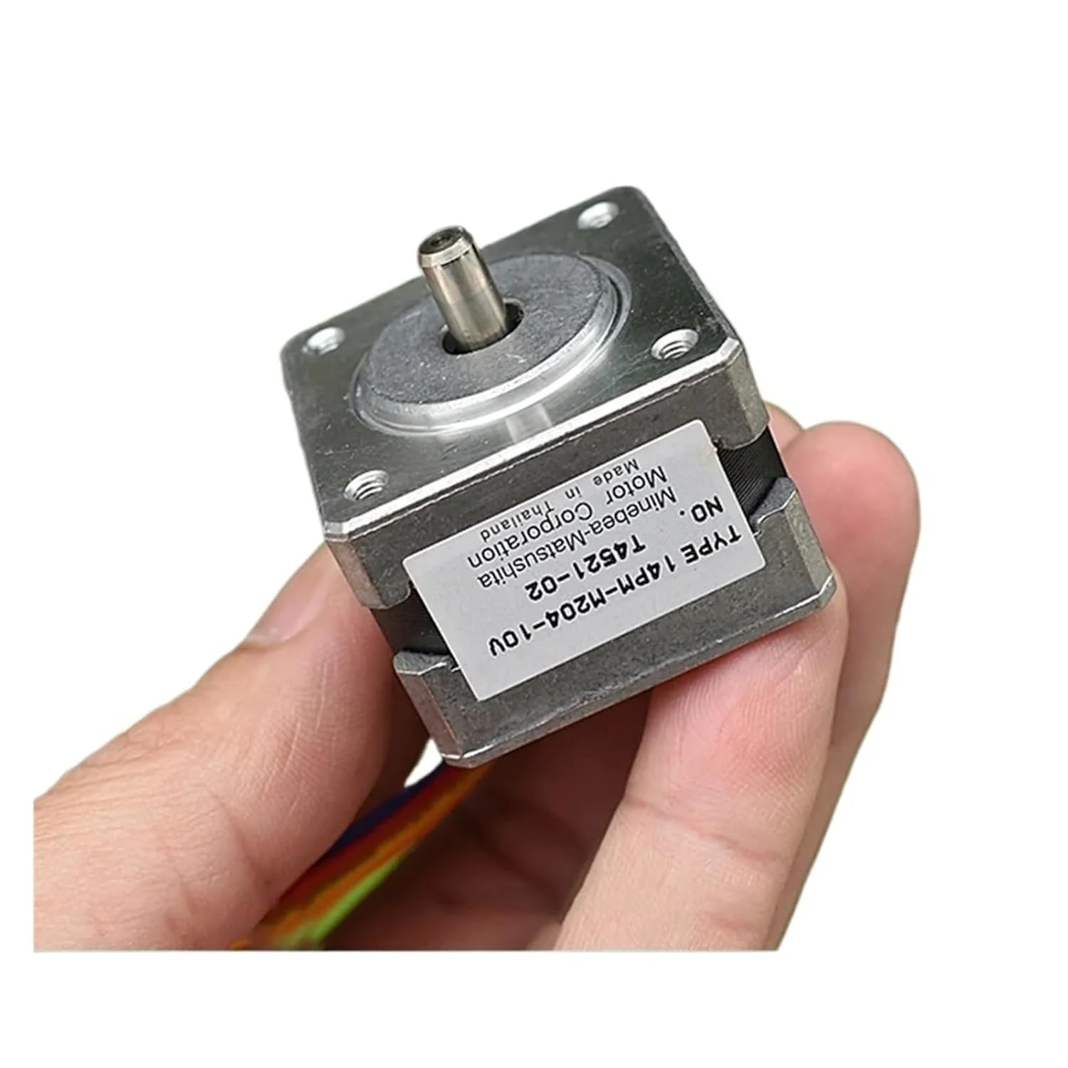 موتور پله‌ای هیبریدی نازک NEMA 14 35MM دو فاز 4 سیم، شفت 5 میلی‌متری برای پرینتر سه بعدی، دستگاه CNC، ربات، موتور استارتر دستگاه حکاکی