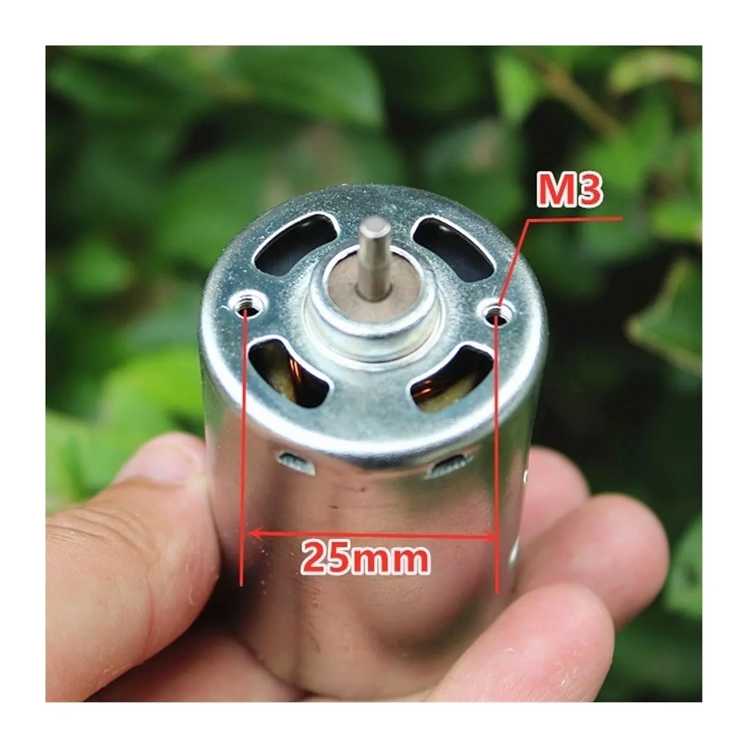 یک عدد موتور گشتاور 545 DIY، 6 ولت - 17000 دور در دقیقه برای پرینترهای سه بعدی، ماشین های کنترلی و پروژه های سرگرمی