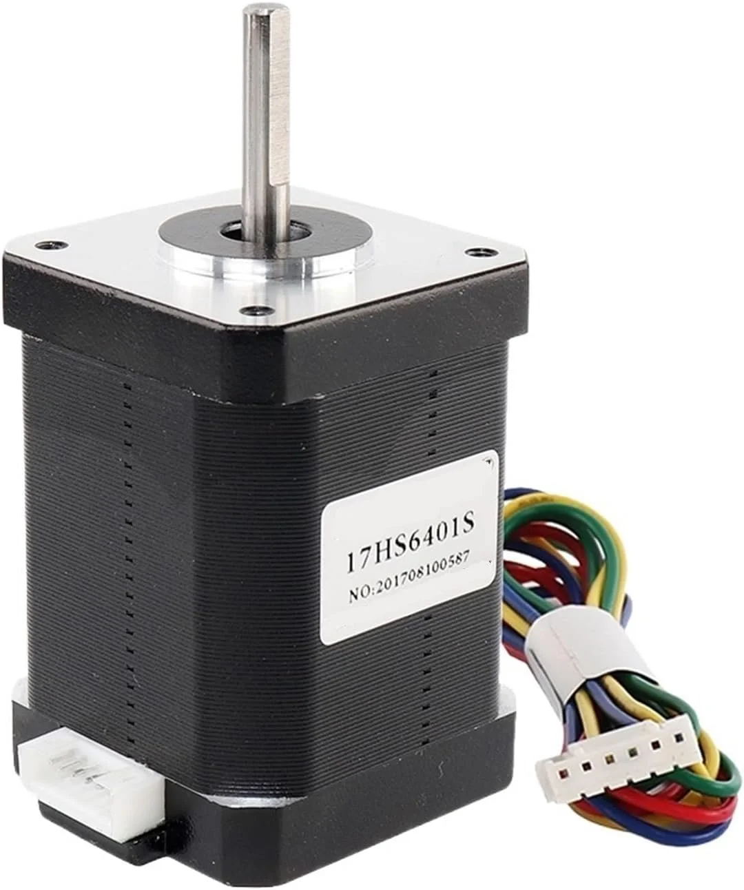 یک عدد موتور پله‌ای هیبریدی دو فاز 42، 60 میلی‌متری، 1.7 آمپر، 70N.CM، 4 سیمه مدل 17HS6401S برای موتور پرینتر سه بعدی 17