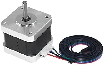 موتور پله ای 1.8 درجه 17HS4401 دو فاز چهار سیم 42 برای دستگاه حکاکی و پرینتر سه بعدی