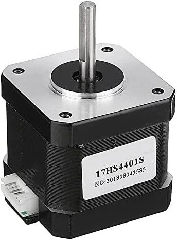 موتور پله ای 17HS4401-S 40mm 17، موتور 42، 42BYGH 1.7A 4 سیمه برای پرینتر سه بعدی - (قطر شفت: 2 عدد)