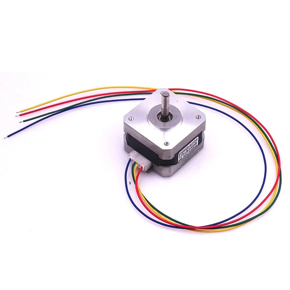 موتور پله ای 17HS2408، موتور پله ای 4 سیم Nema 17، موتور 42، 42BYGH 0.6A CE ROSH ISO CNC دستگاه لیزر موتور پرینتر سه بعدی