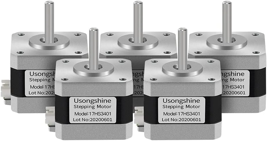 موتور پله ای 17HS3401 با کابل 1 متری، 4 سیم، موتور پله ای 17، موتور 42، 42BYGH 1.0A، موتور CNC لیزری، موتور پرینتر سه بعدی - (استایل: A، قطر شفت: کابل XH2.54)